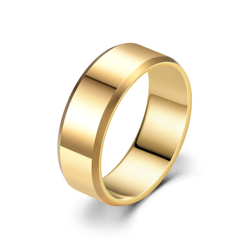 3-Piece Set of Plain Smooth Band Rings