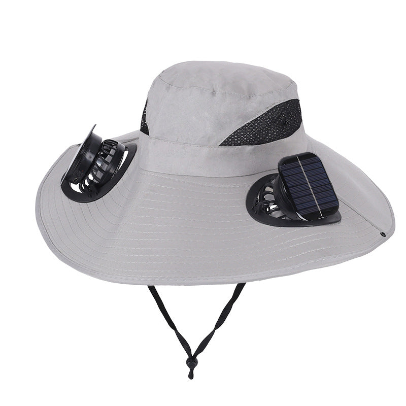 Dual-Fan Cooling Sun Hat