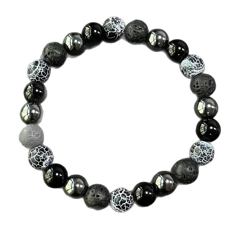Protection & Strength Black Lava Stone Bracelet