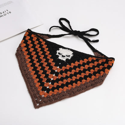 Halloween Crochet Bandana Headscarf