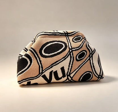 Women's Color-Block Handheld Bag