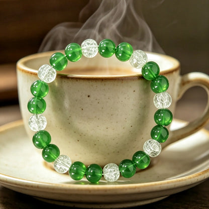 Fresh Momentum Green Crystal Bracelet