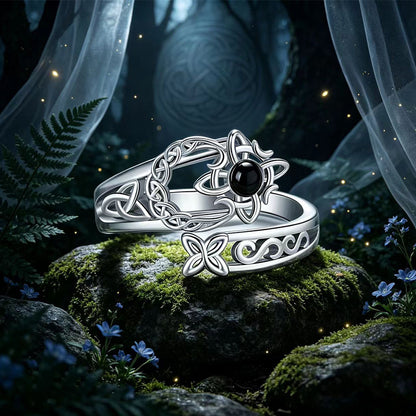 Witch’s Knot Birthstone Ring