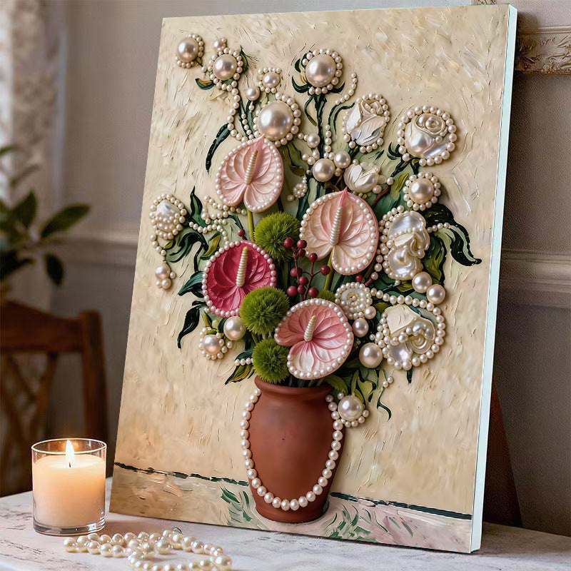 Fireworks Romantic Castle 5D Sparkling Diamond Painting Set