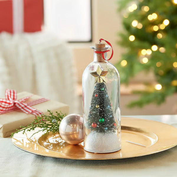 Mr. Christmas 8" Recordable Christmas Tree Message In A Bottle