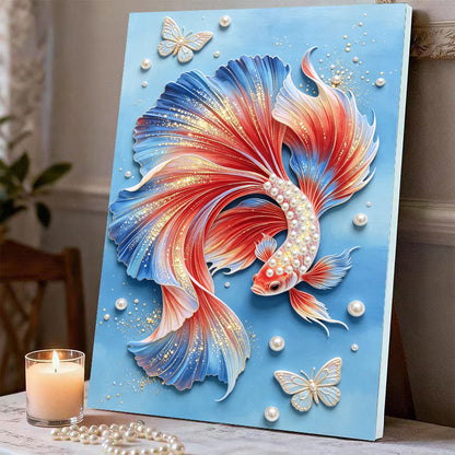 Fireworks Romantic Castle 5D Sparkling Diamond Painting Set