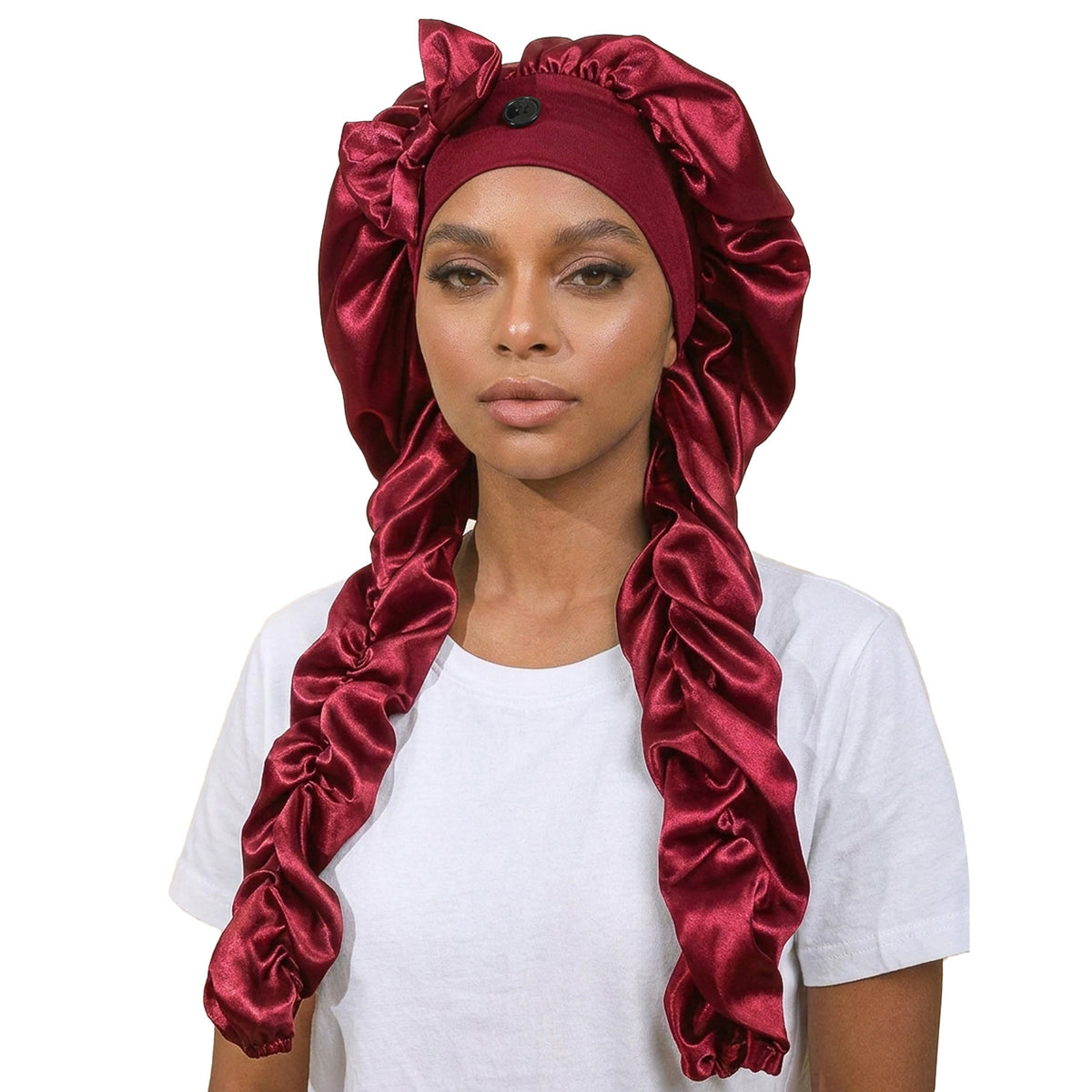 Flexible Satin Hair Protection Cap