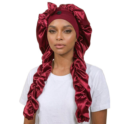 Flexible Satin Hair Protection Cap