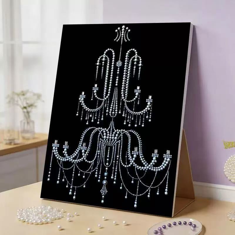 Fireworks Romantic Castle 5D Sparkling Diamond Painting Set