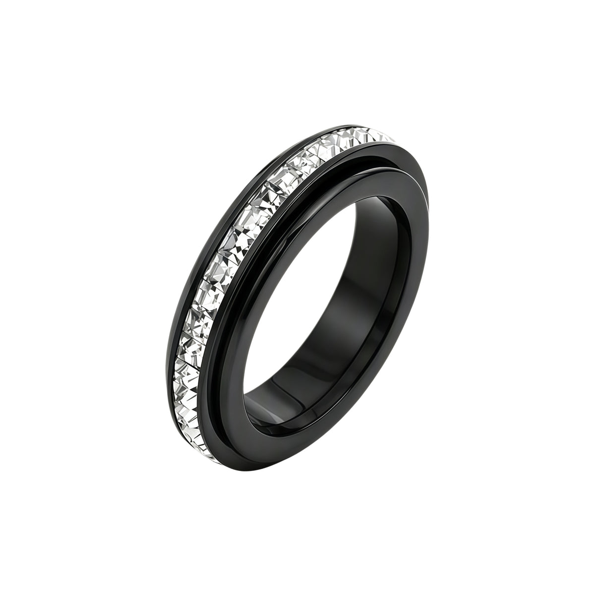 Anxiety Rings for Women and Men Titanium Steel