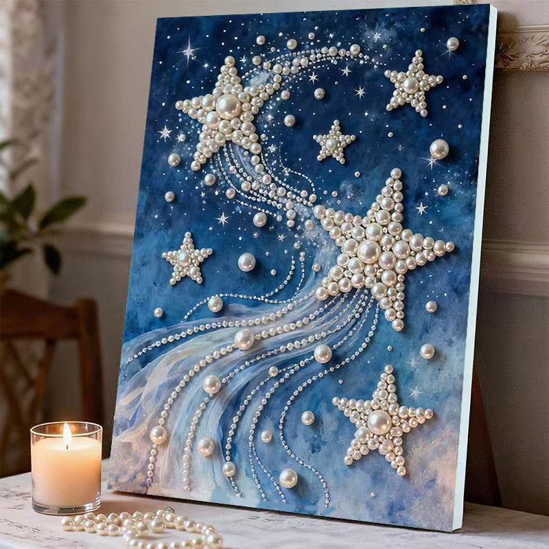 Fireworks Romantic Castle 5D Sparkling Diamond Painting Set