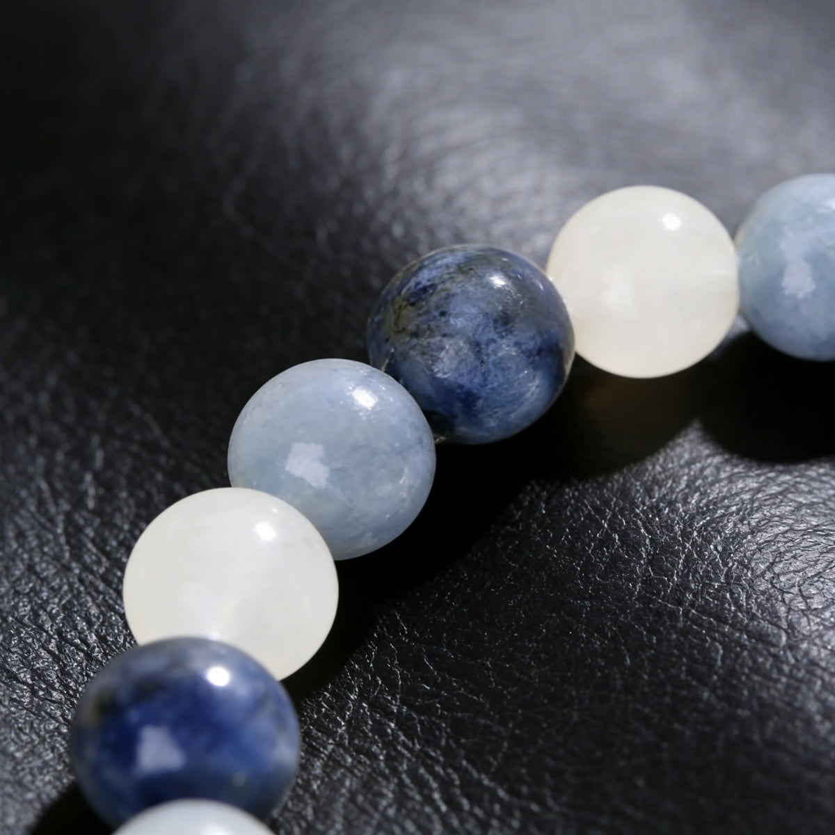 Peaceful Mind Blue & White Crystal Bracelet