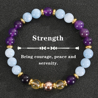Money Bracelet with Black Onyx and Tiger's Eye