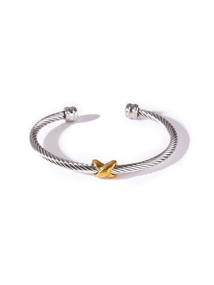 Adjustable Cable & Chain Bracelet Set