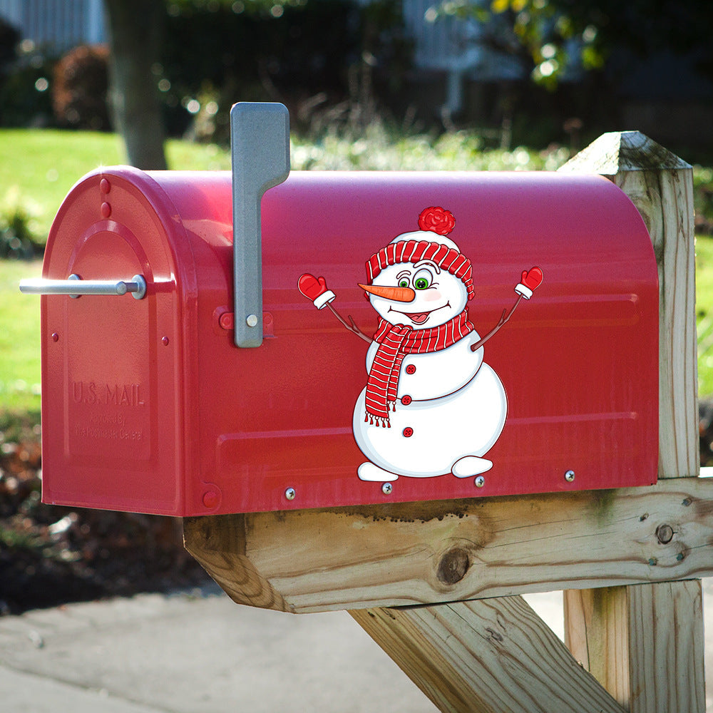 Christmas Refrigerator Magnets, DIY Fridge Santa Reindeer Snowman for Fridge Garage Kitchen Metal Door Christmas Decoration