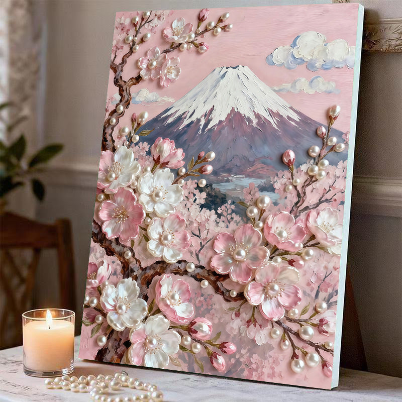 Fireworks Romantic Castle 5D Sparkling Diamond Painting Set