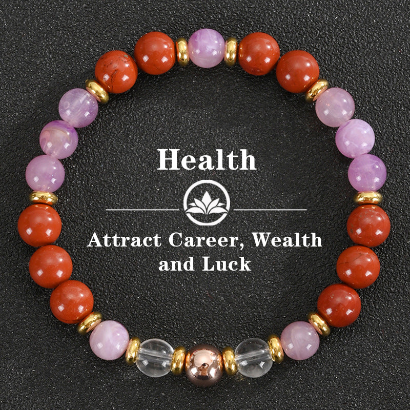 Money Bracelet with Black Onyx and Tiger's Eye