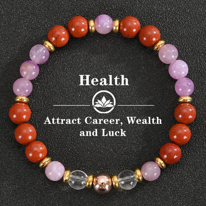 Money Bracelet with Black Onyx and Tiger's Eye