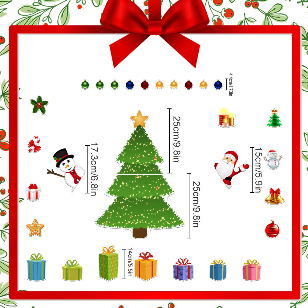 Christmas Refrigerator Magnets, DIY Fridge Santa Reindeer Snowman for Fridge Garage Kitchen Metal Door Christmas Decoration