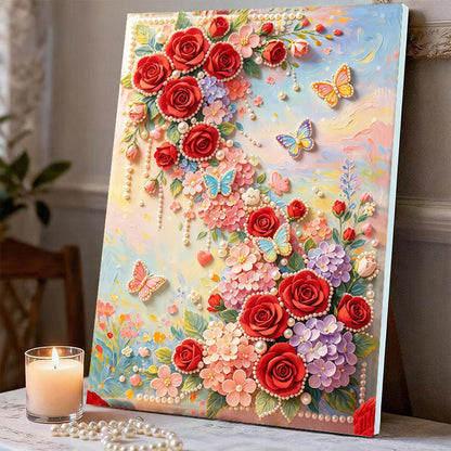 Fireworks Romantic Castle 5D Sparkling Diamond Painting Set