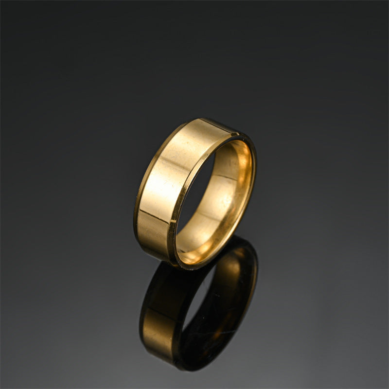 3-Piece Set of Plain Smooth Band Rings