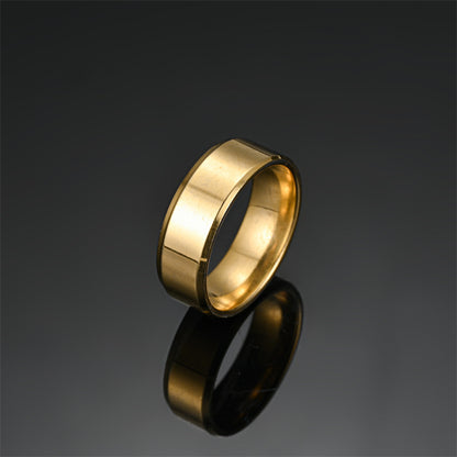 3-Piece Set of Plain Smooth Band Rings