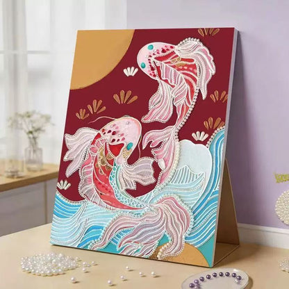 Fireworks Romantic Castle 5D Sparkling Diamond Painting Set