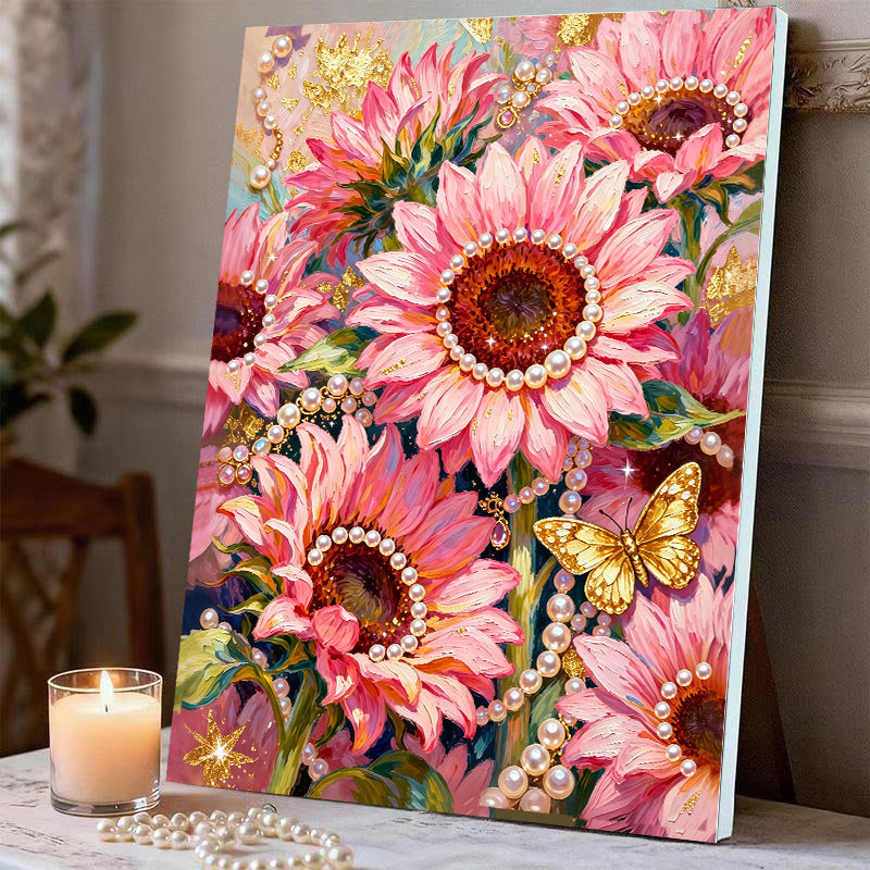 Fireworks Romantic Castle 5D Sparkling Diamond Painting Set