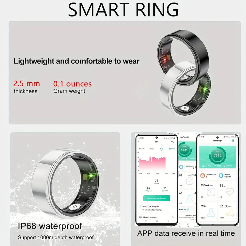 2026 New Smart Ring ,No Subscription Fees