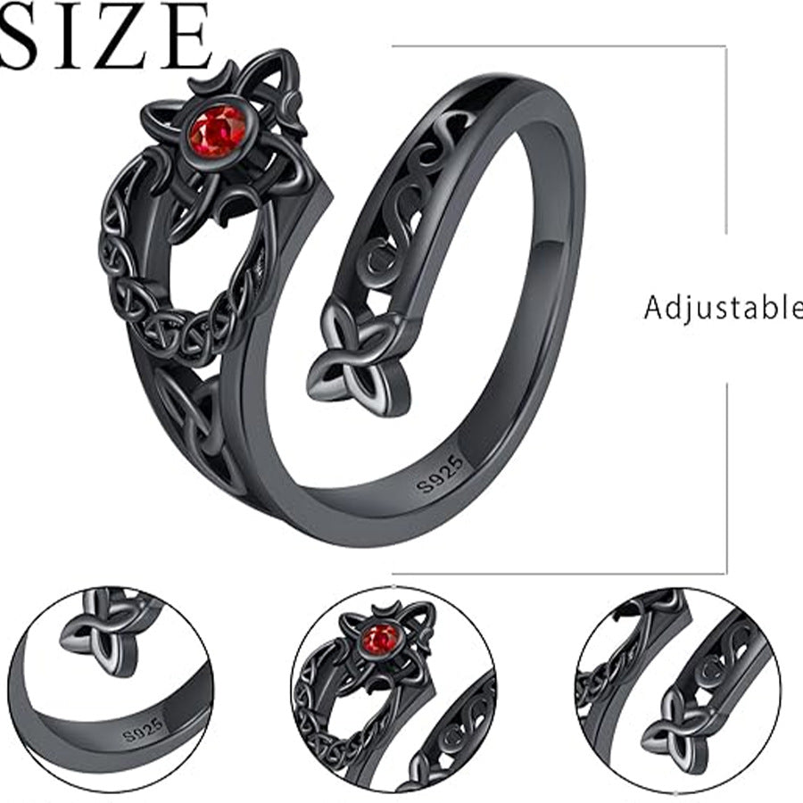 Witch’s Knot Birthstone Ring