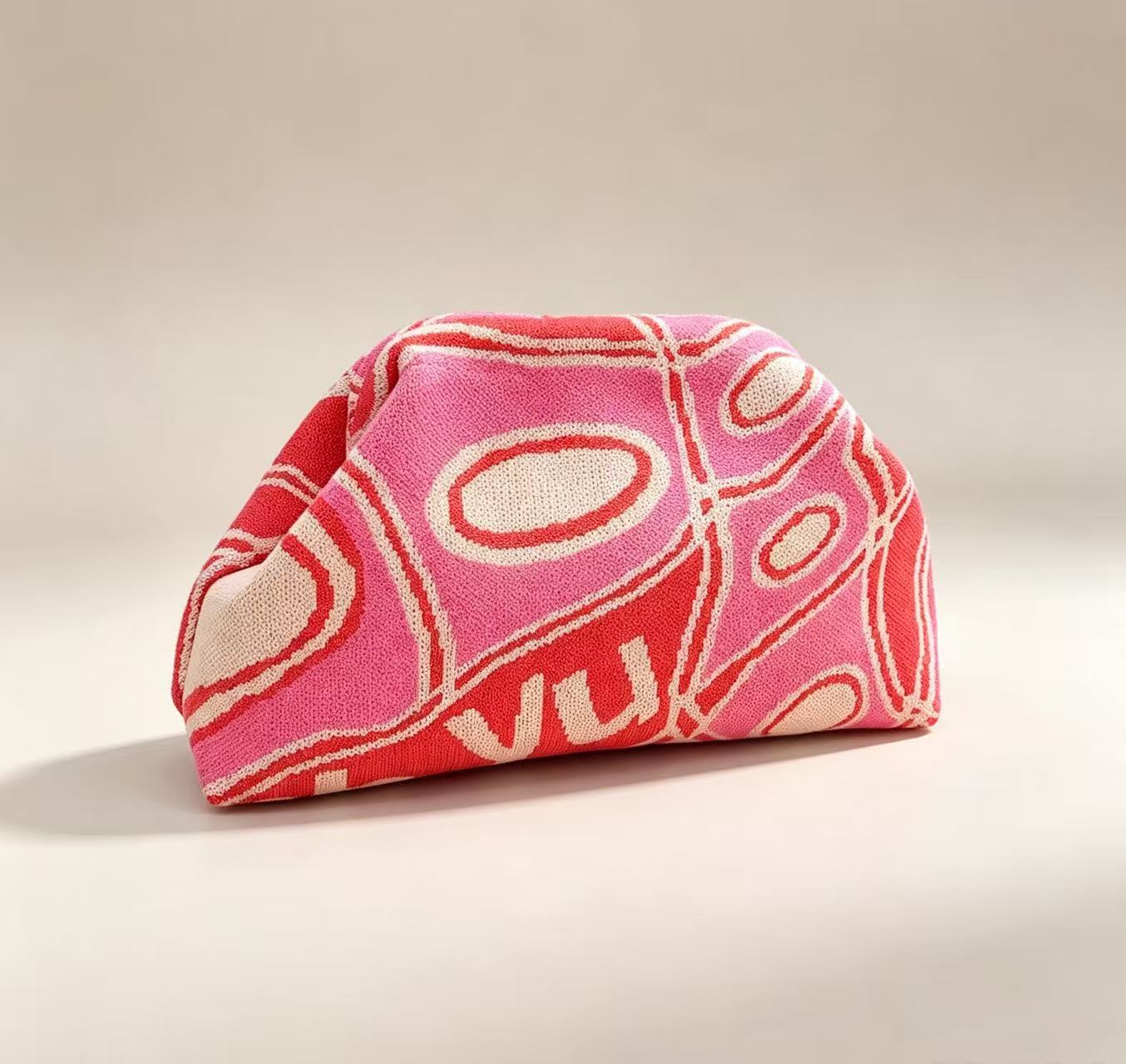 Women's Color-Block Handheld Bag