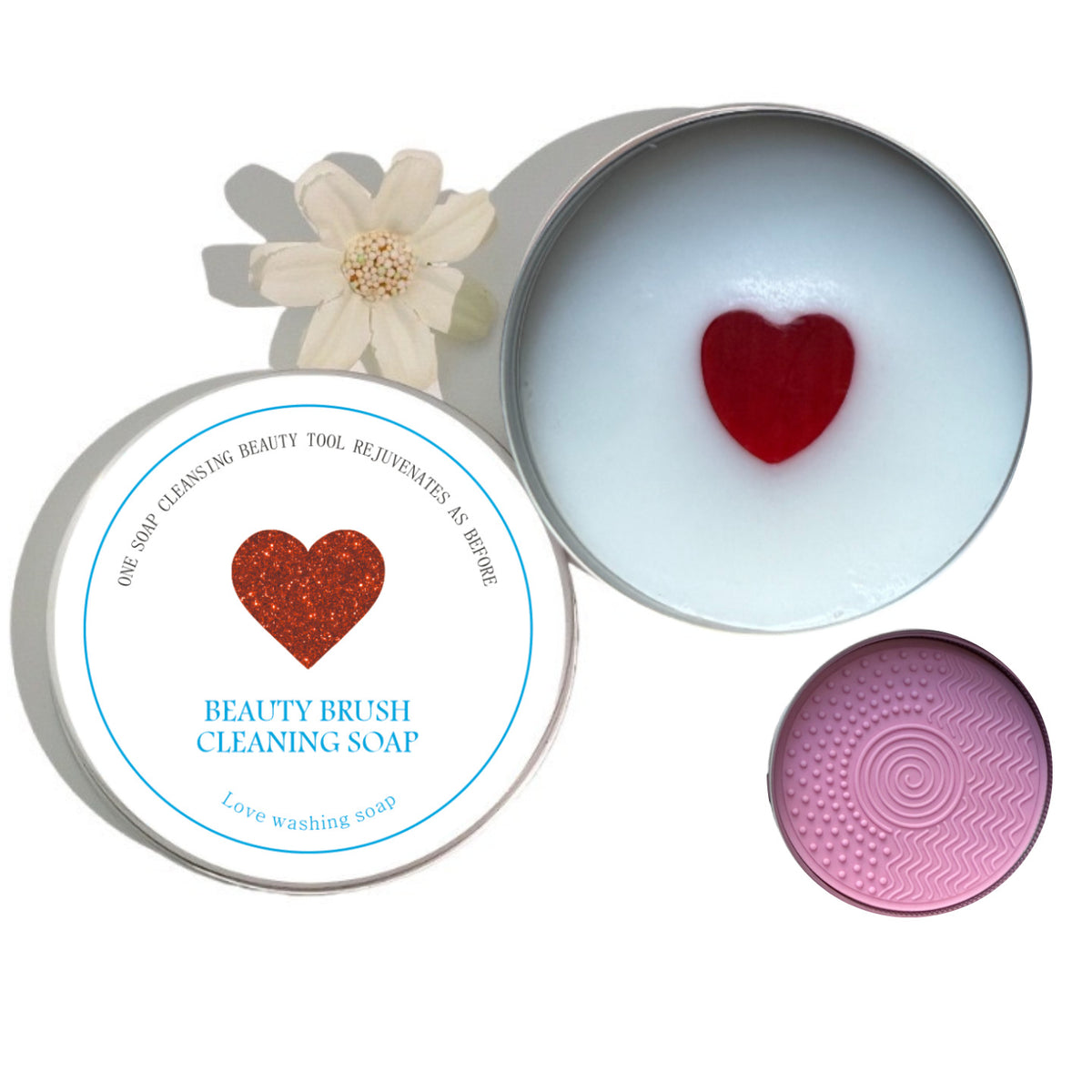 Makeup Brush Cleansing Soap & Pad