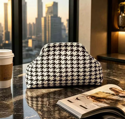 Women's Color-Block Handheld Bag