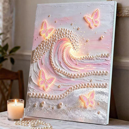 Fireworks Romantic Castle 5D Sparkling Diamond Painting Set