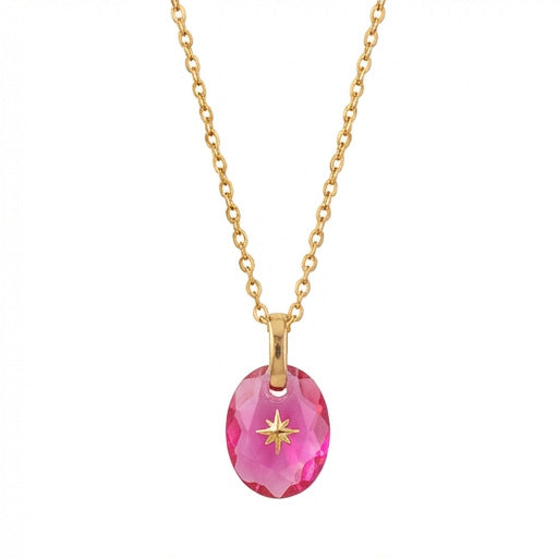 North Star Birthstone Necklace