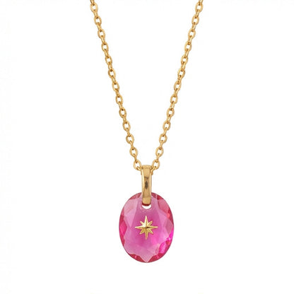North Star Birthstone Necklace