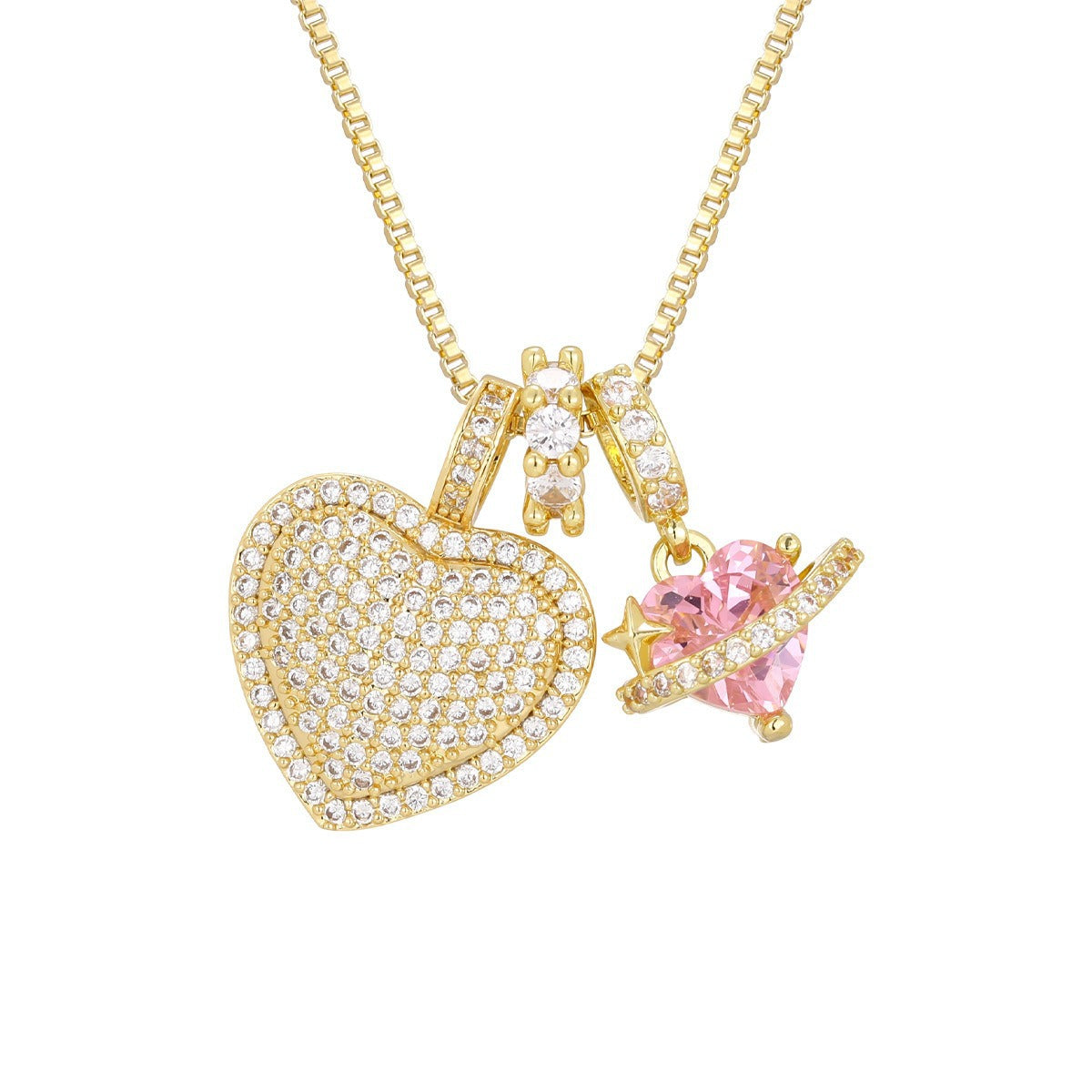 Women's Heart Charm Necklace