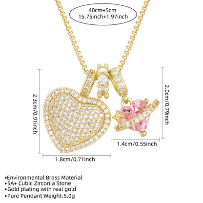Women's Heart Charm Necklace