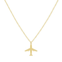 Airplane Pendant Necklace
