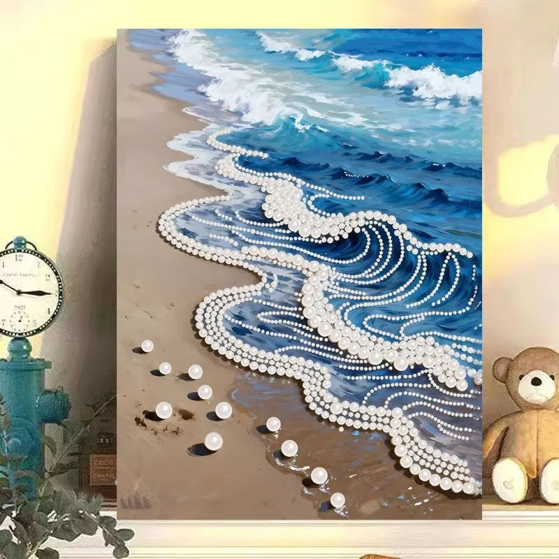 Fireworks Romantic Castle 5D Sparkling Diamond Painting Set