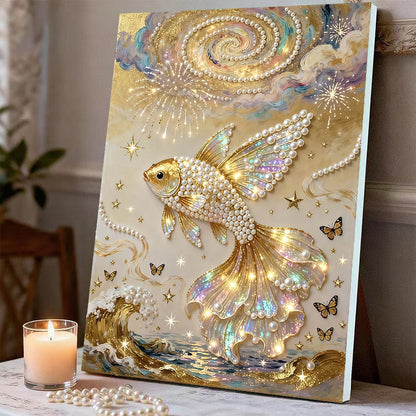 Fireworks Romantic Castle 5D Sparkling Diamond Painting Set