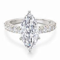 14K White Gold Plated