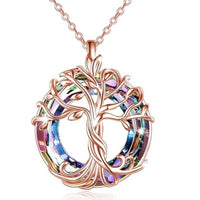 Purple crystal-Rose Gold