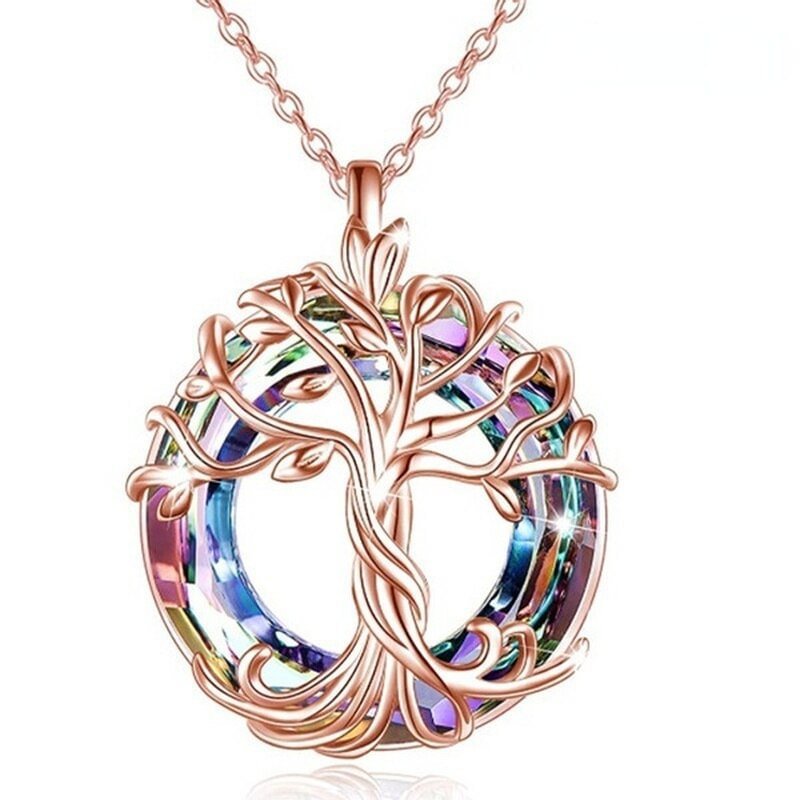 Crystal Tree of Life Necklace