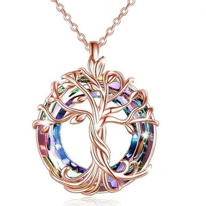 Crystal Tree of Life Necklace