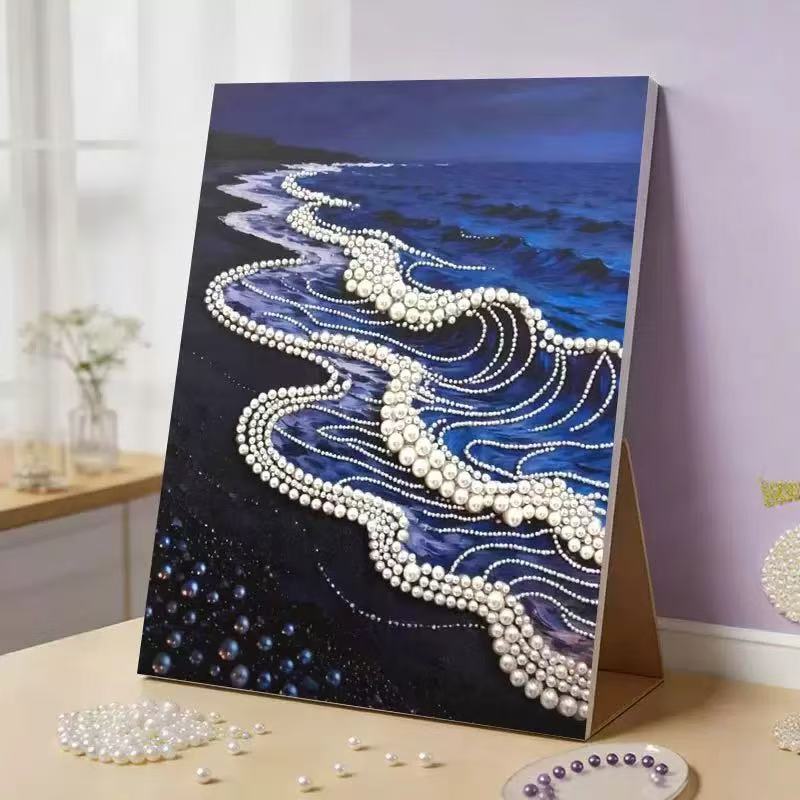 Fireworks Romantic Castle 5D Sparkling Diamond Painting Set