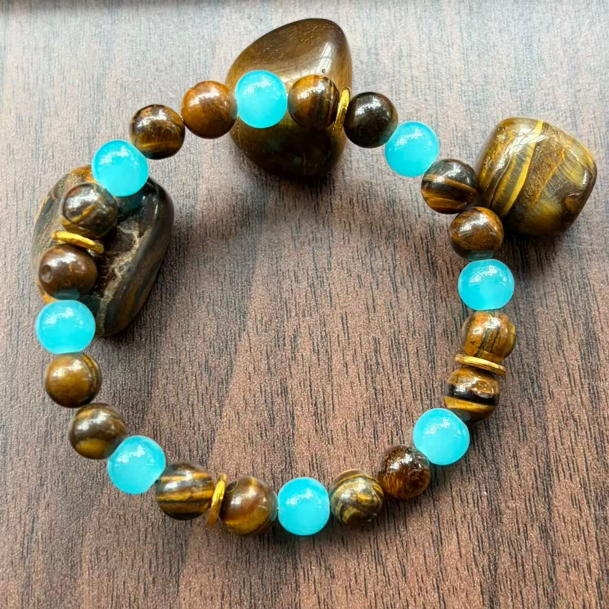 Bold Horizons Turquoise & Tiger Eye Bracelet