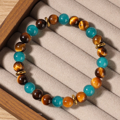 Bold Horizons Turquoise & Tiger Eye Bracelet