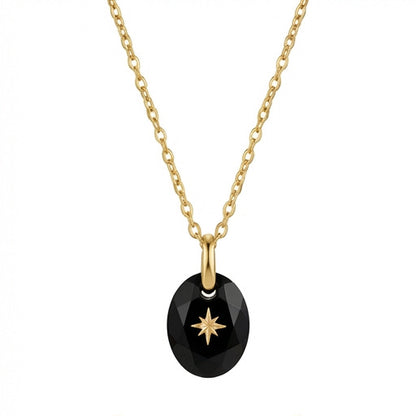 North Star Birthstone Necklace