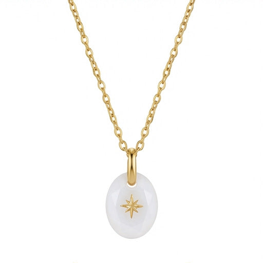 North Star Birthstone Necklace